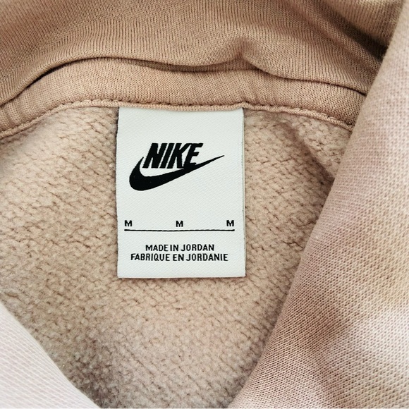 Nike Sportswear Womens Over-Oversized Pullover Hoodie Pink Center Swoosh Medium - Picture 5 of 10